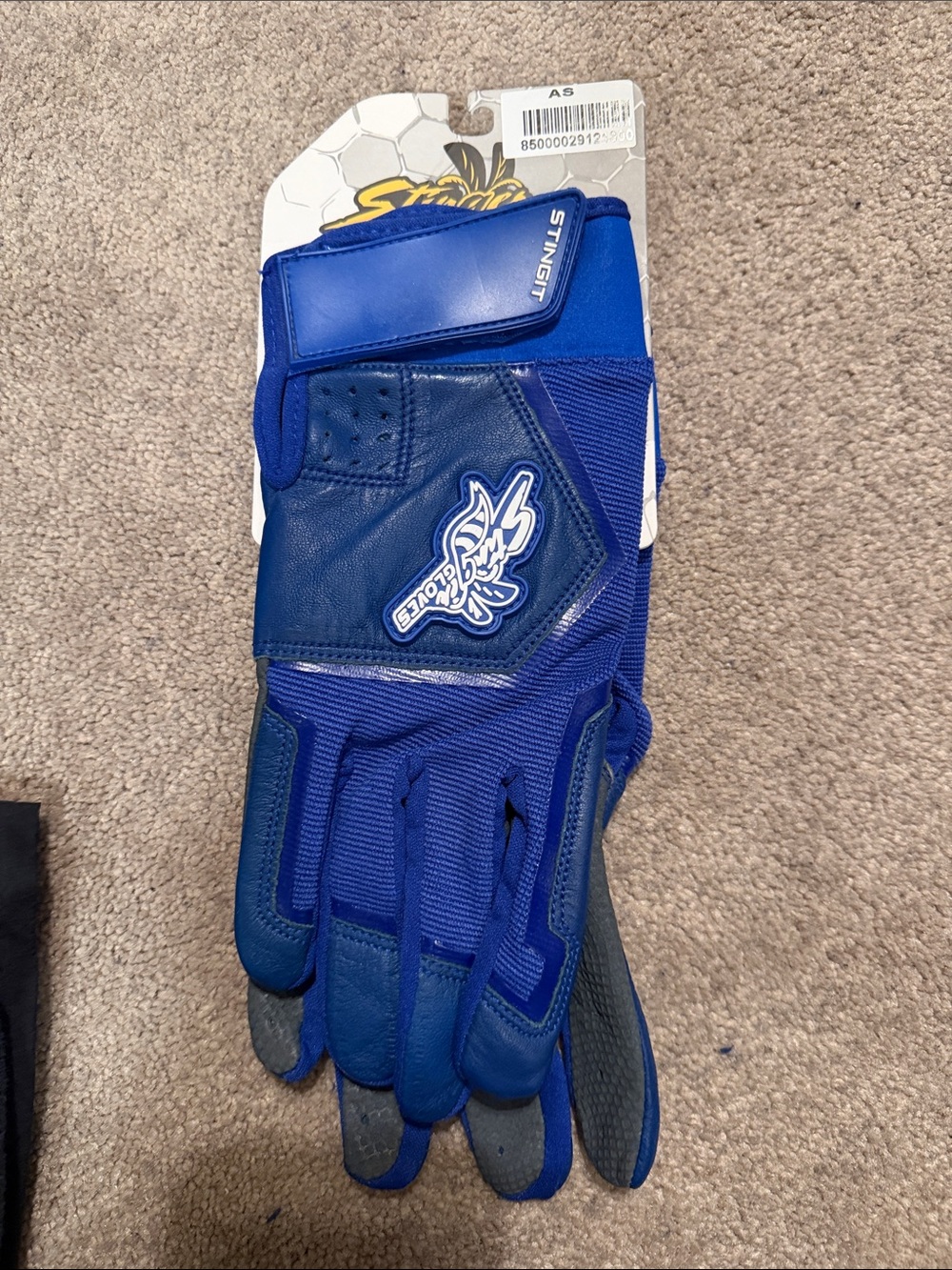 Stinger Blue Batting Gloves